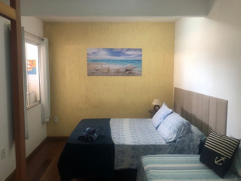 WB 01 Comfortable Apartment Steps from Rua das Pedras !