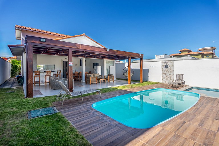 WB03 Linda casa con piscina área gourmet privativa!