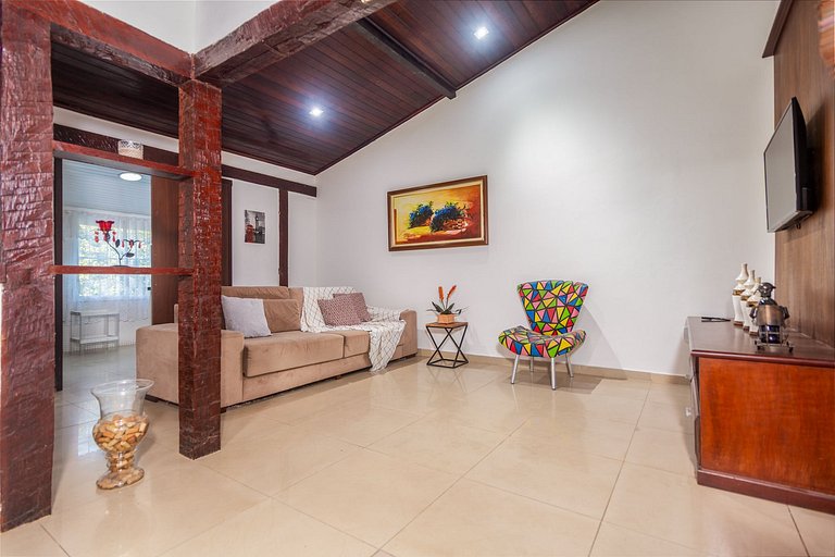 WB08 Casa confortável c/ churrasqueira, Geribá!