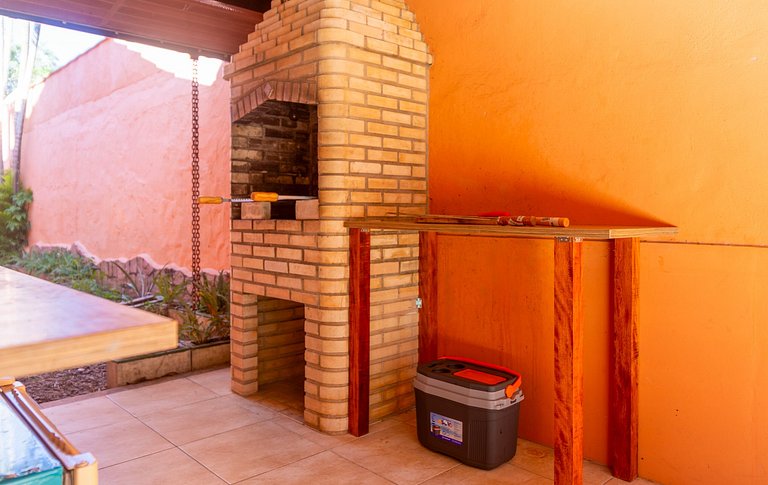 WB10Casa limone c/ churrasqueira e ducha,6 quartos. Geribá !