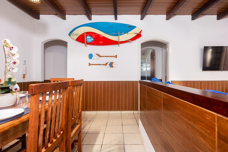 WB10. Walk to Geribá! House w/ 6 bedrooms, barbecue and outd
