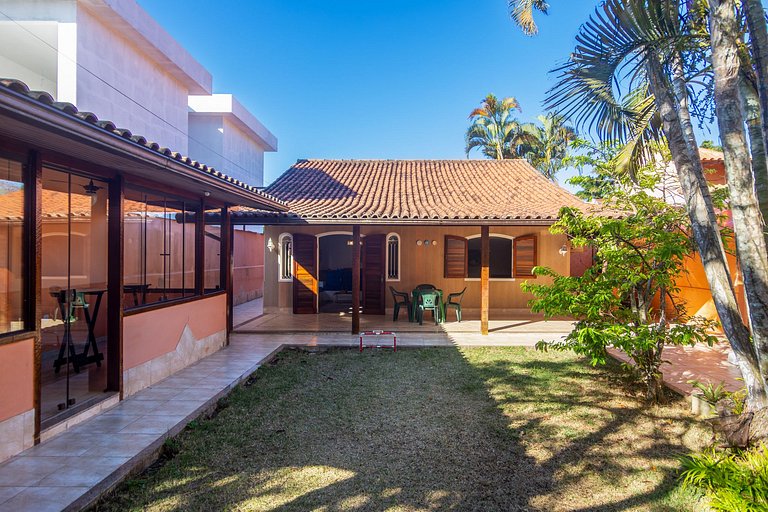 WB10Casa limone c/ churrasqueira e ducha,6 quartos. Geribá !