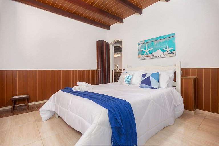 WB10Casa limone c/ churrasqueira e ducha,6 quartos. Geribá !