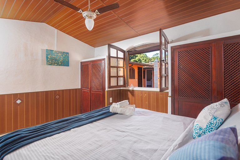 WB10. Walk to Geribá! House w/ 6 bedrooms, barbecue and outd