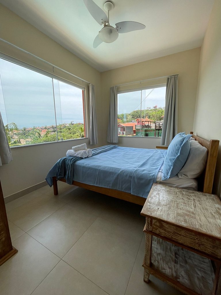 Casa com Vista para Geribá e Ferradurinha 5 Quartos, Piscina