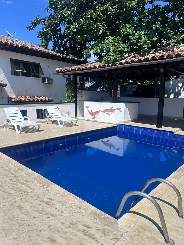 2 bedroom apartment with 2 pools in Geribá