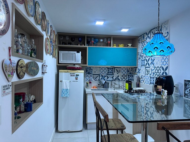 2 bedroom apartment with 2 pools in Geribá