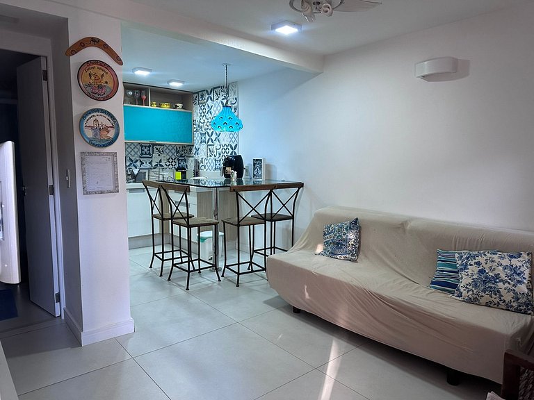 Apto 2 quartos com 2 piscinas em Geribá