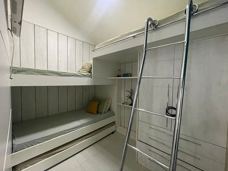 Apto 2 quartos com 2 piscinas em Geribá