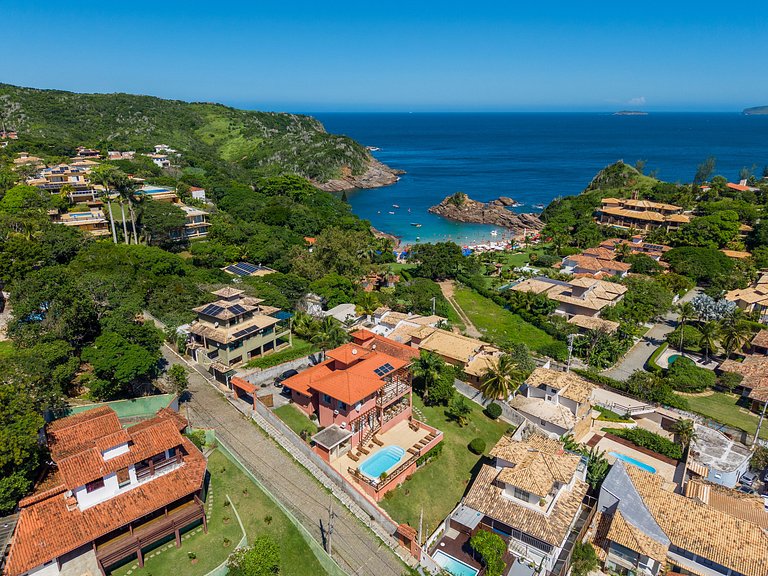 Casa com Vista para Geribá e Ferradurinha 5 Quartos, Piscina