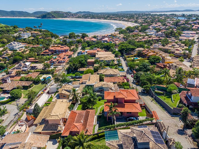 Casa com Vista para Geribá e Ferradurinha 5 Quartos, Piscina