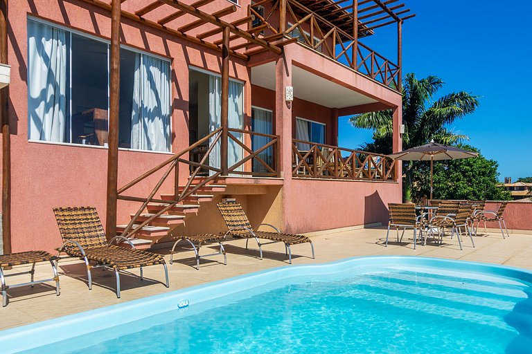 Casa com Vista para Geribá e Ferradurinha 5 Quartos, Piscina