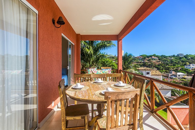 Casa com Vista para Geribá e Ferradurinha 5 Quartos, Piscina