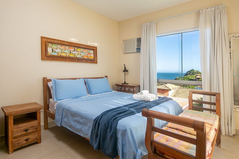 Casa com Vista para Geribá e Ferradurinha 5 Quartos, Piscina