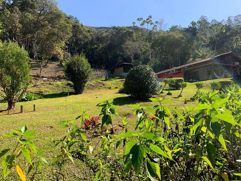 Refúgio em Friburgo | Deck e Churrasqueira